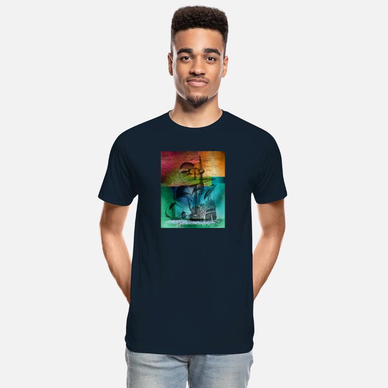 Colorful ship