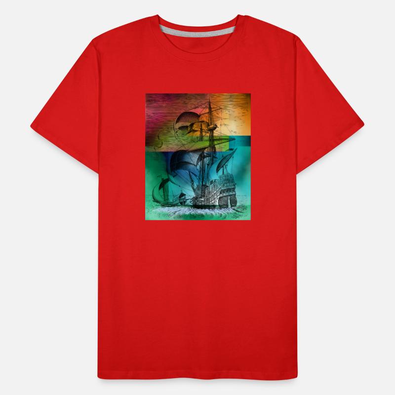 Colorful ship