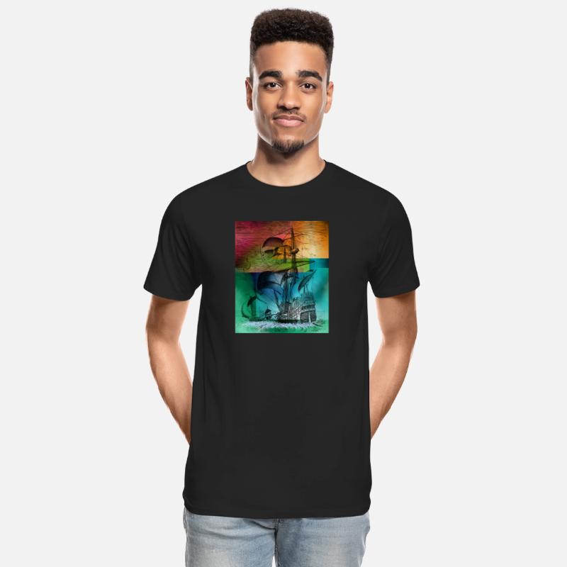 Colorful ship