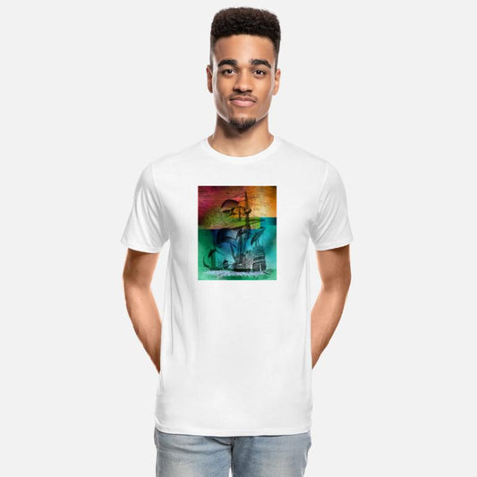 Colorful ship