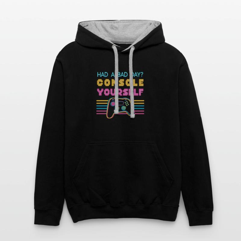 Console Yourself Funny Video Gamer Pun Youth