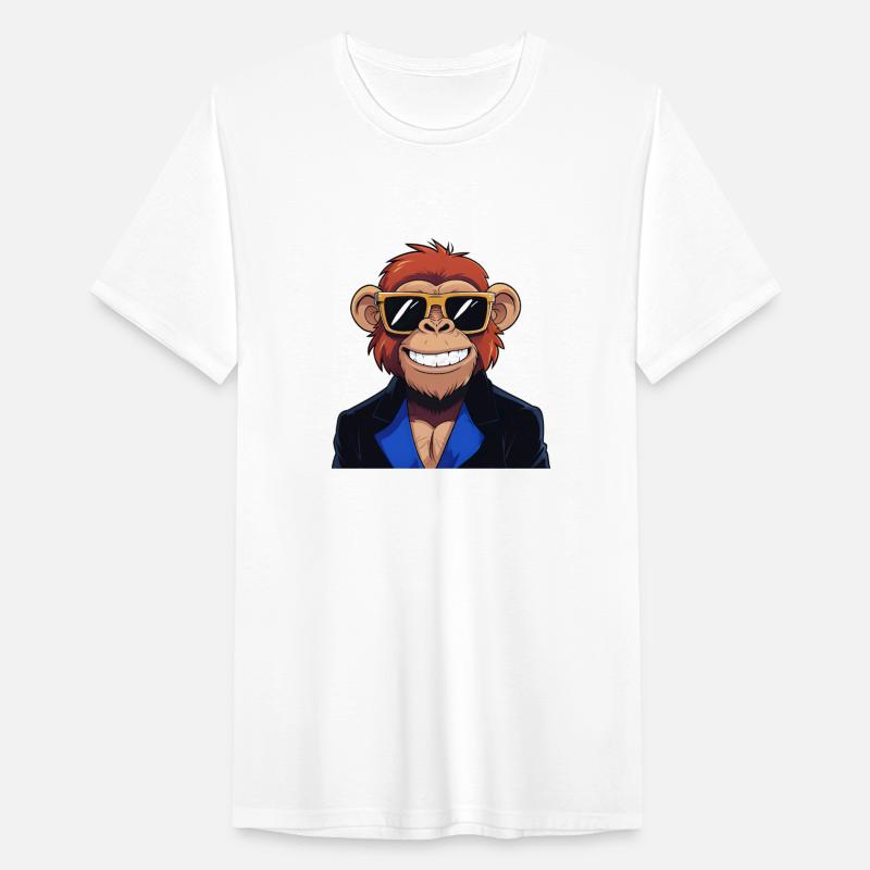 Cool Anthropomorphic Chimpanzee in Sunglasses