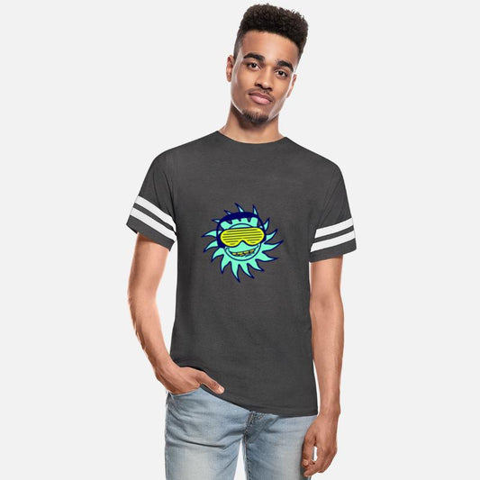 Cool DJ Sun Grinning Summer Smile Music Party Fun