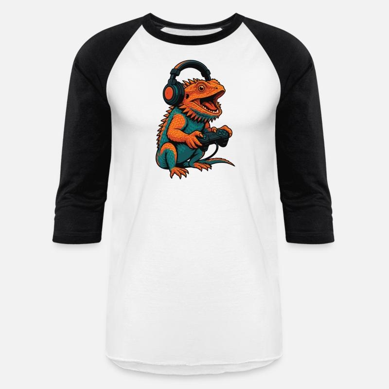 Cute Bearded Dragon Video Game Controller Funny Ga