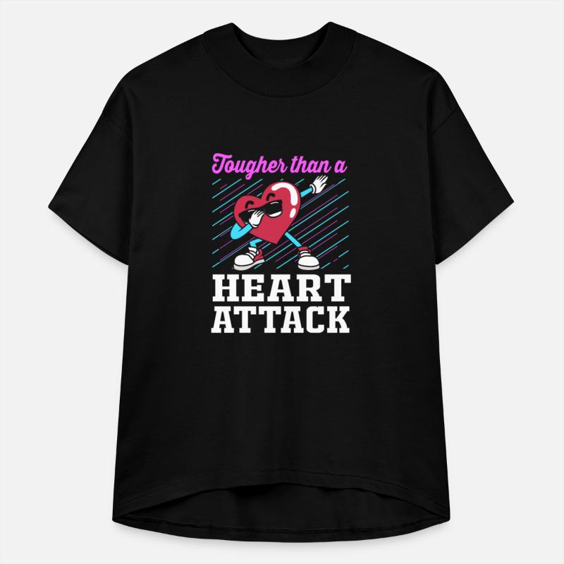 Cute Dabbing Heart Tougher Than A Heart Attack