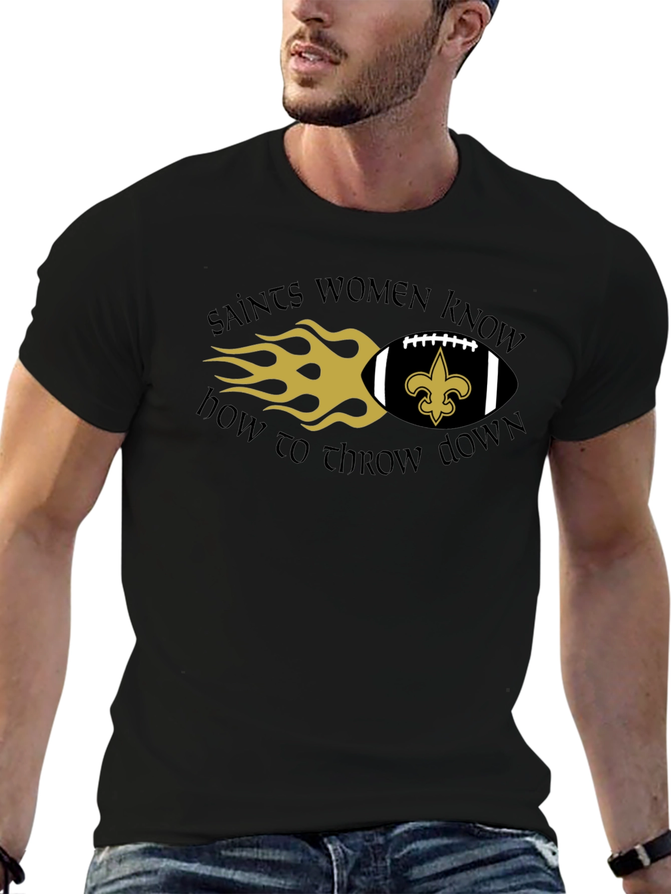 Saints Women Know How to Throw Down T-Shirt