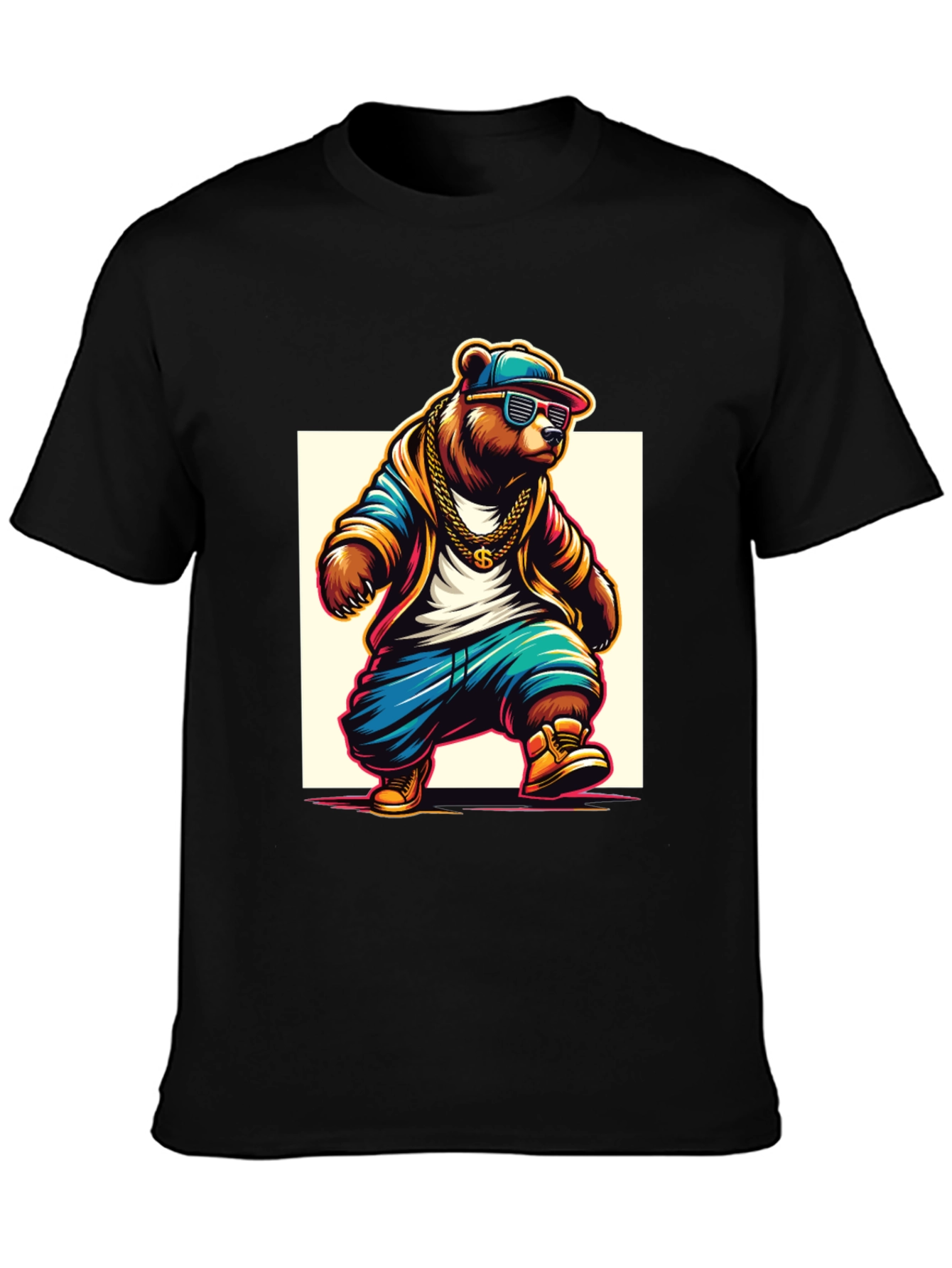 Cool Bear Hip Hop Graphic Tee