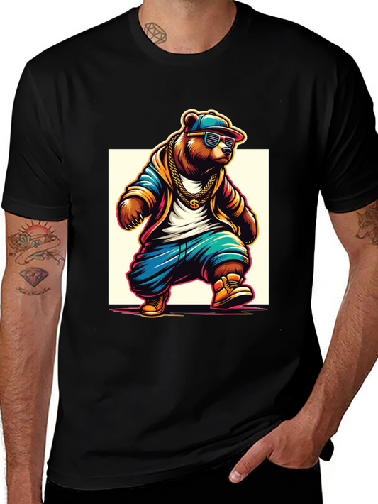 Cool Bear Hip Hop Graphic Tee