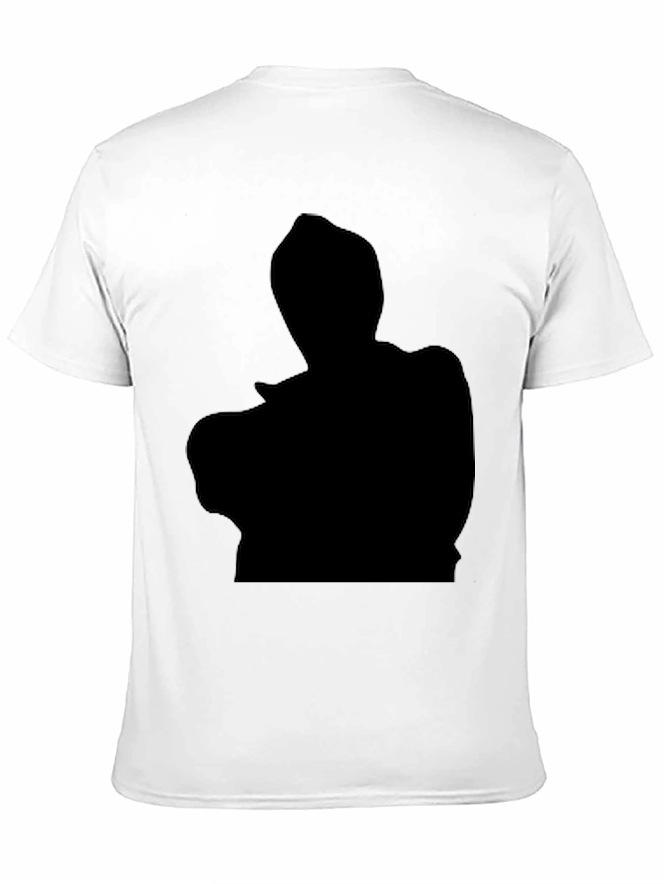 Black Silhouette Graphic Tee - Mens Casual T-Shirt