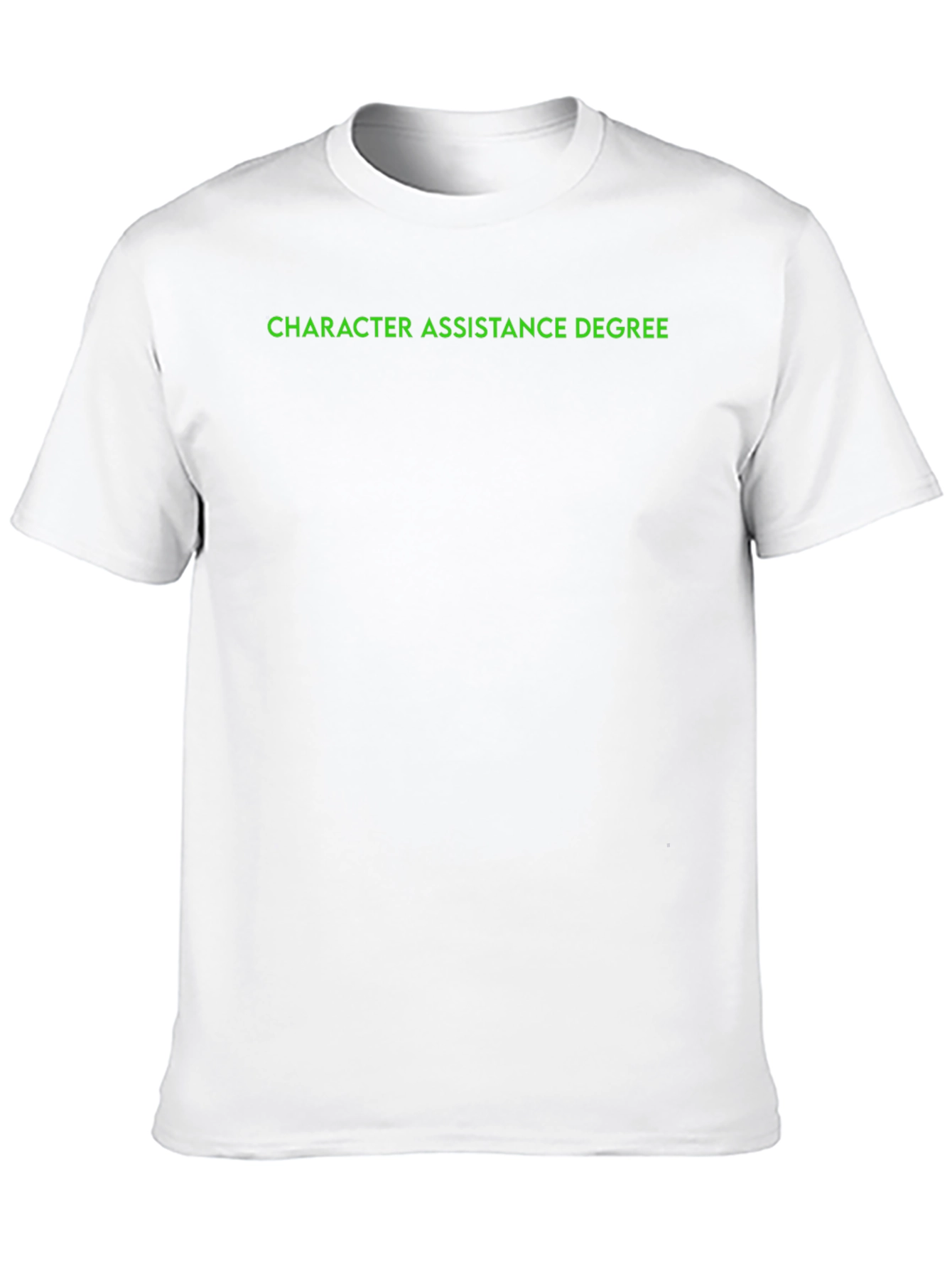 Character Assistance Degree Black T-Shirt