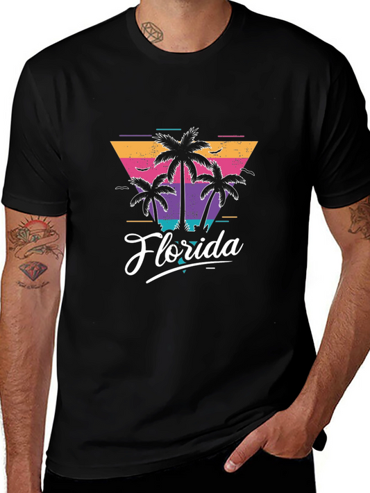 Retro Florida Palm Tree T-Shirt