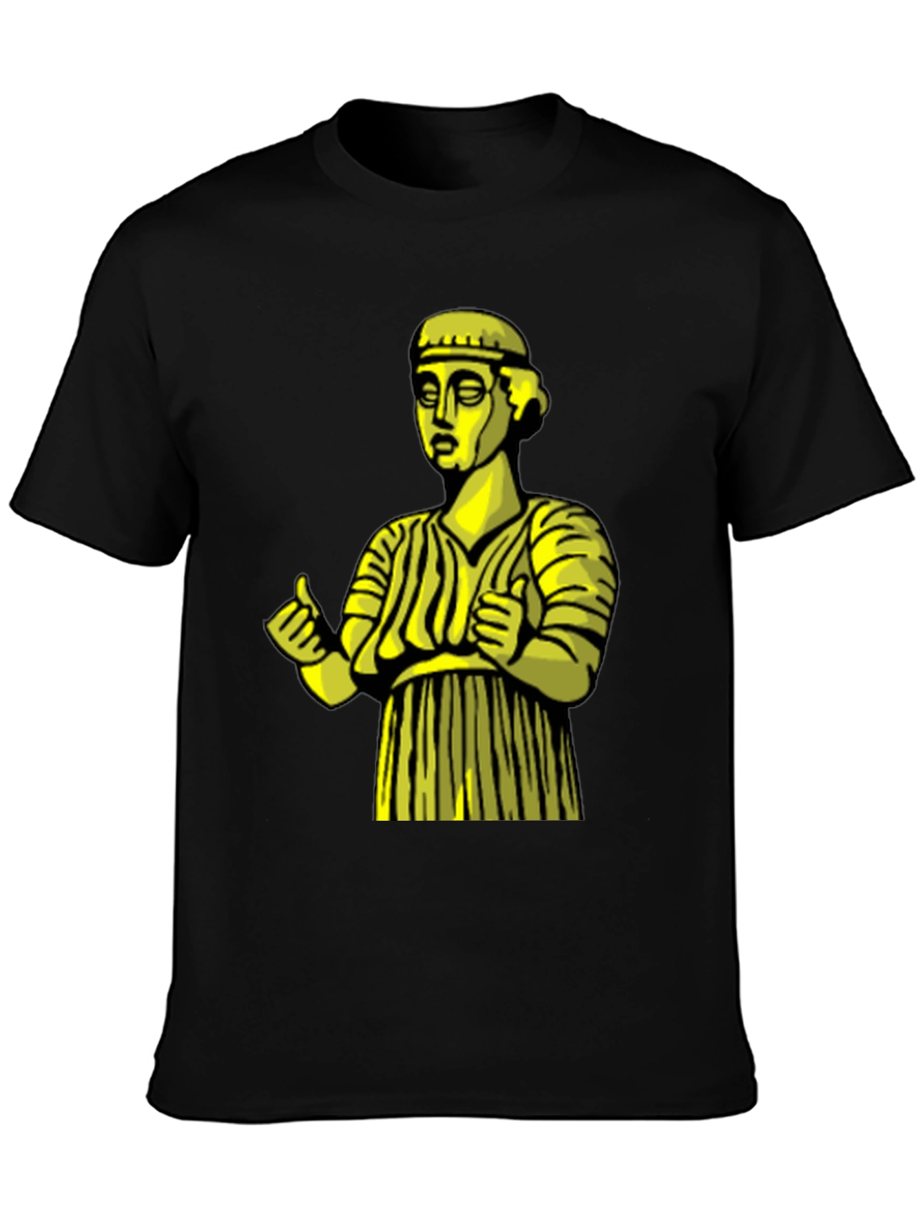 Ancient Statue Graphic Tee - Unique Design