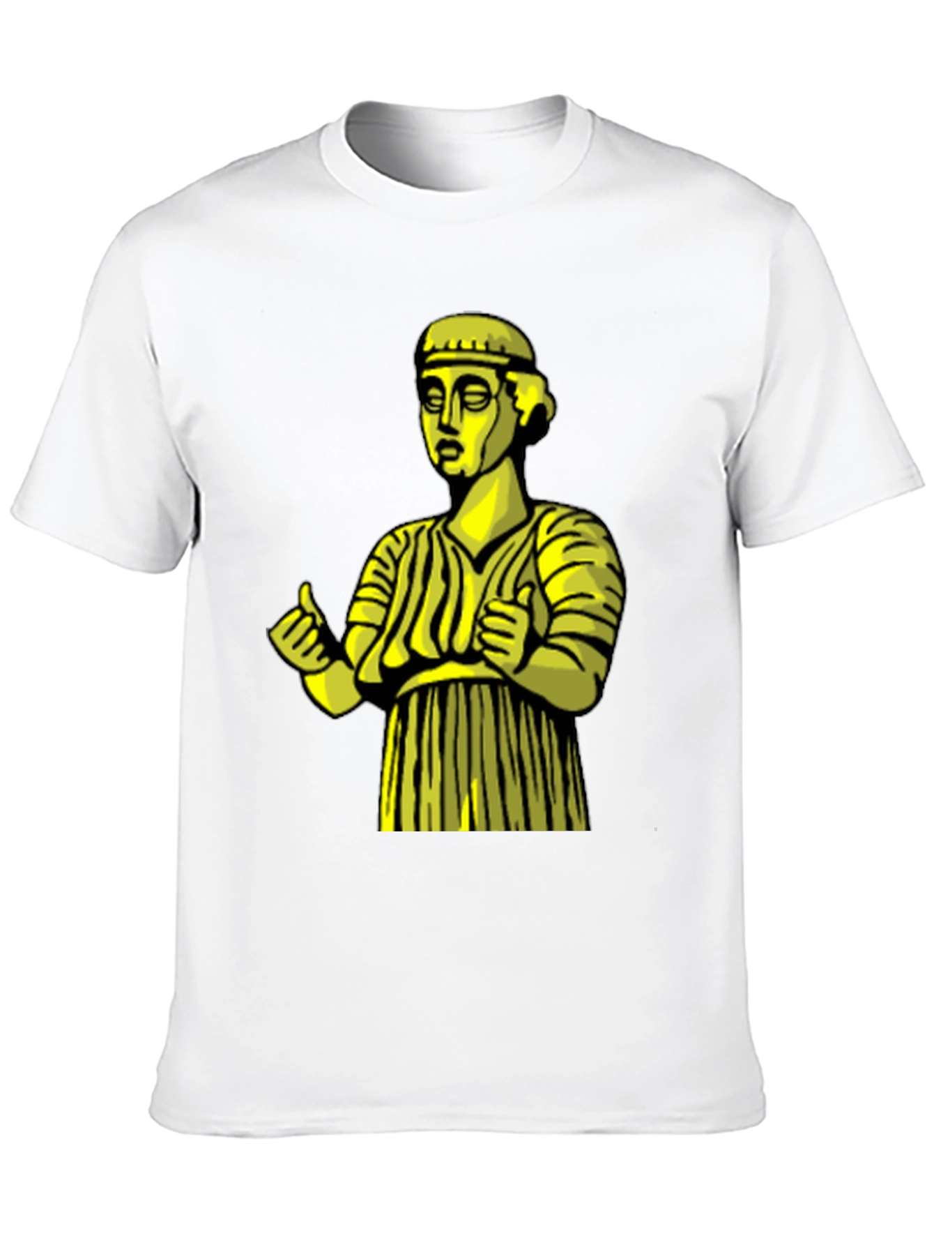 Ancient Statue Graphic Tee - Unique Design
