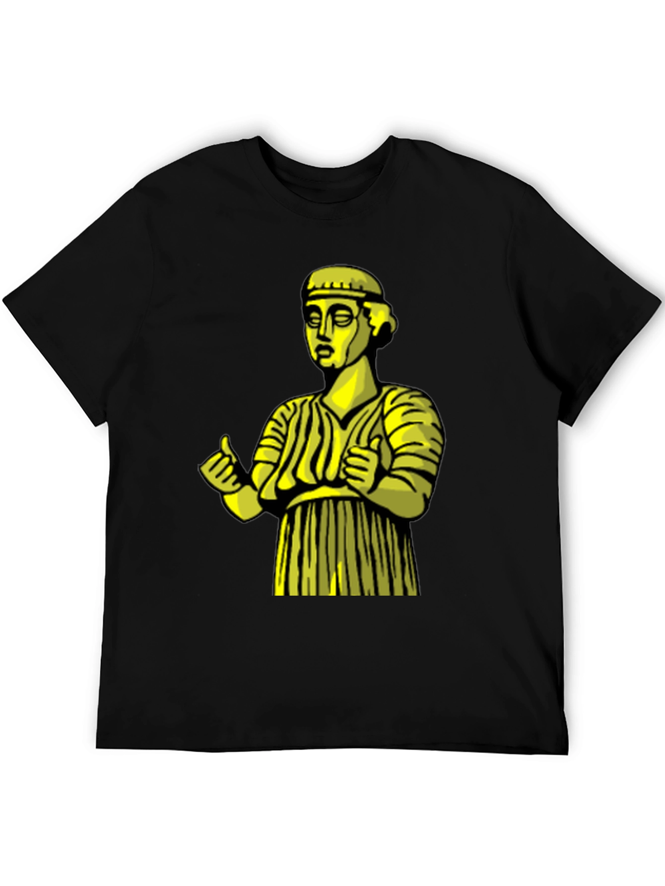 Ancient Statue Graphic Tee - Unique Design