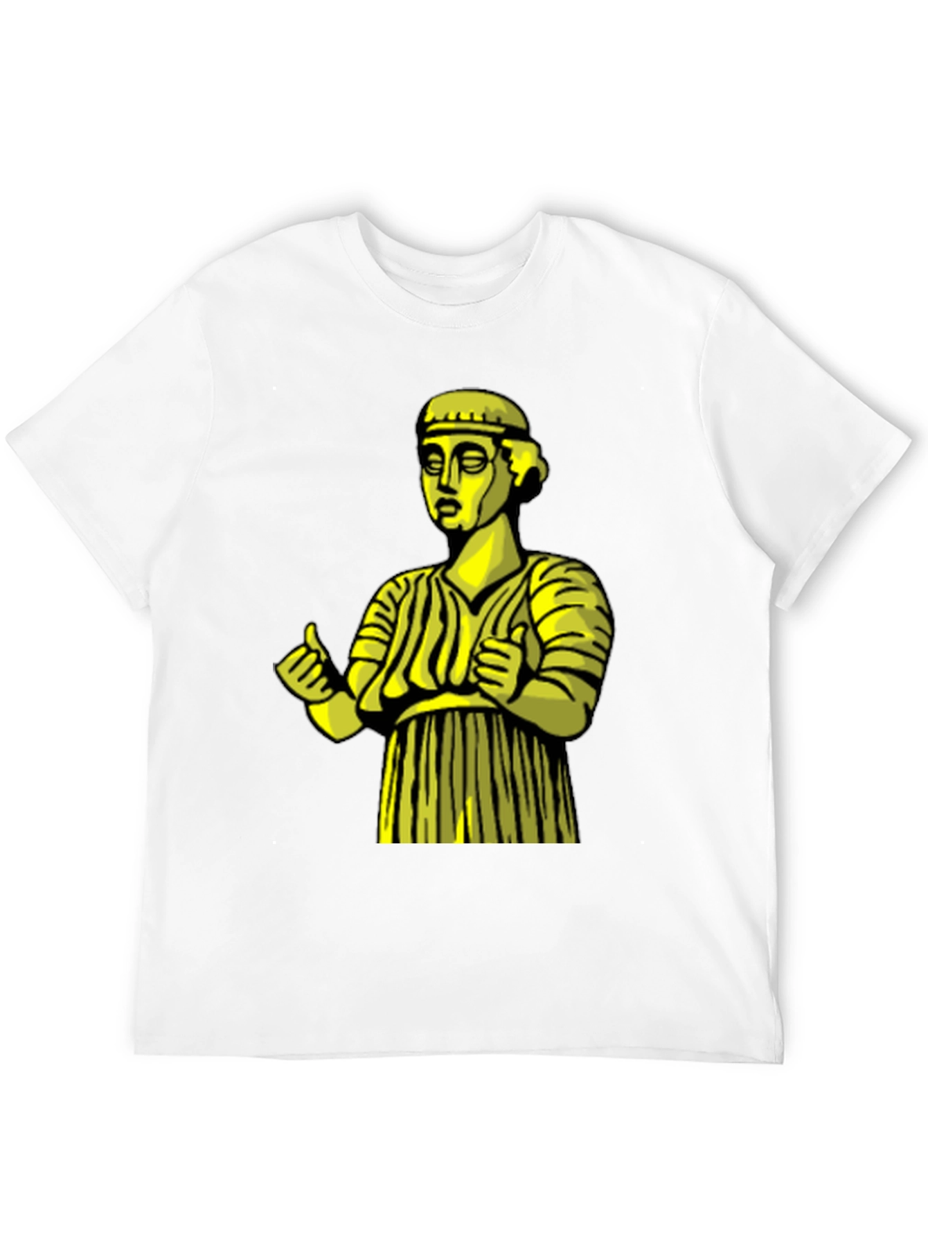Ancient Statue Graphic Tee - Unique Design