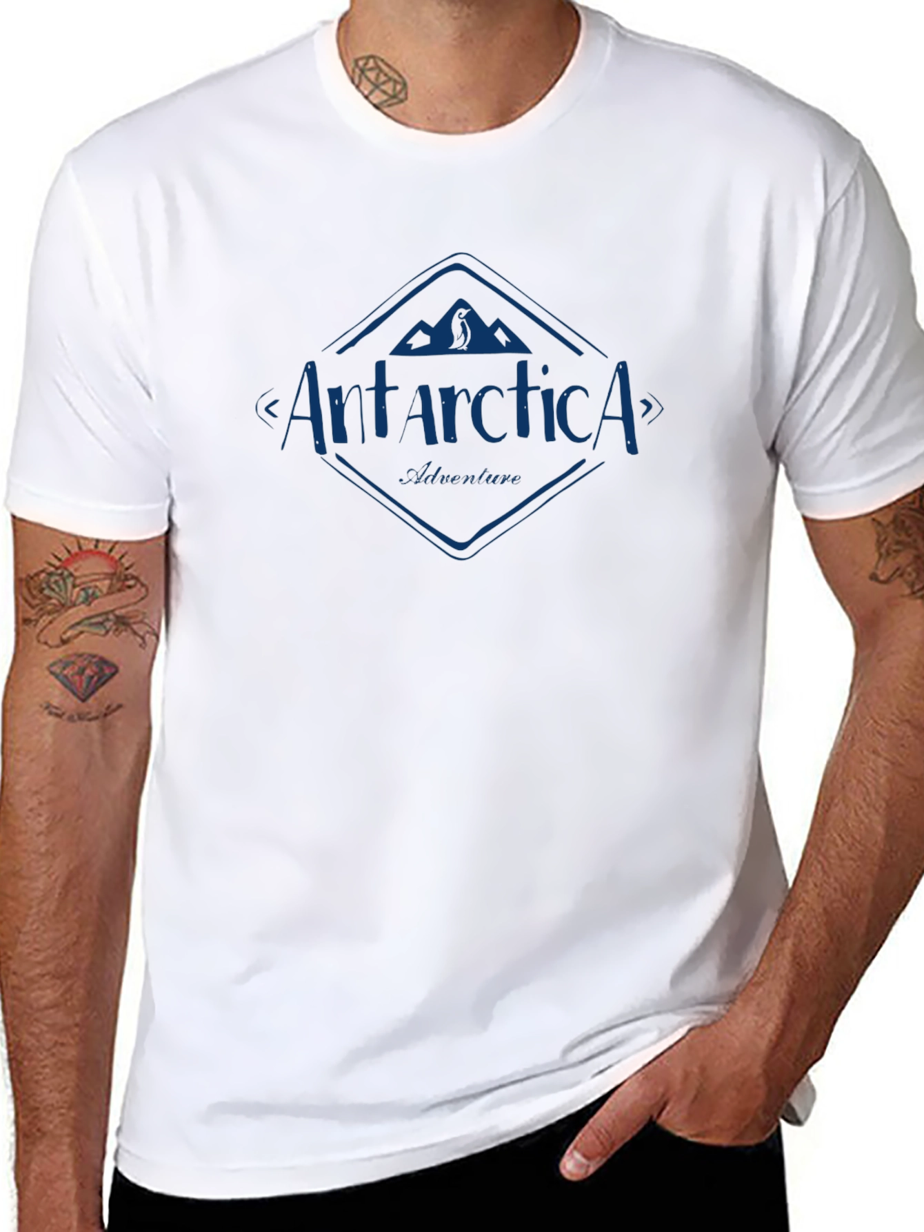 Antarctica Adventure Graphic T-Shirt - Mens