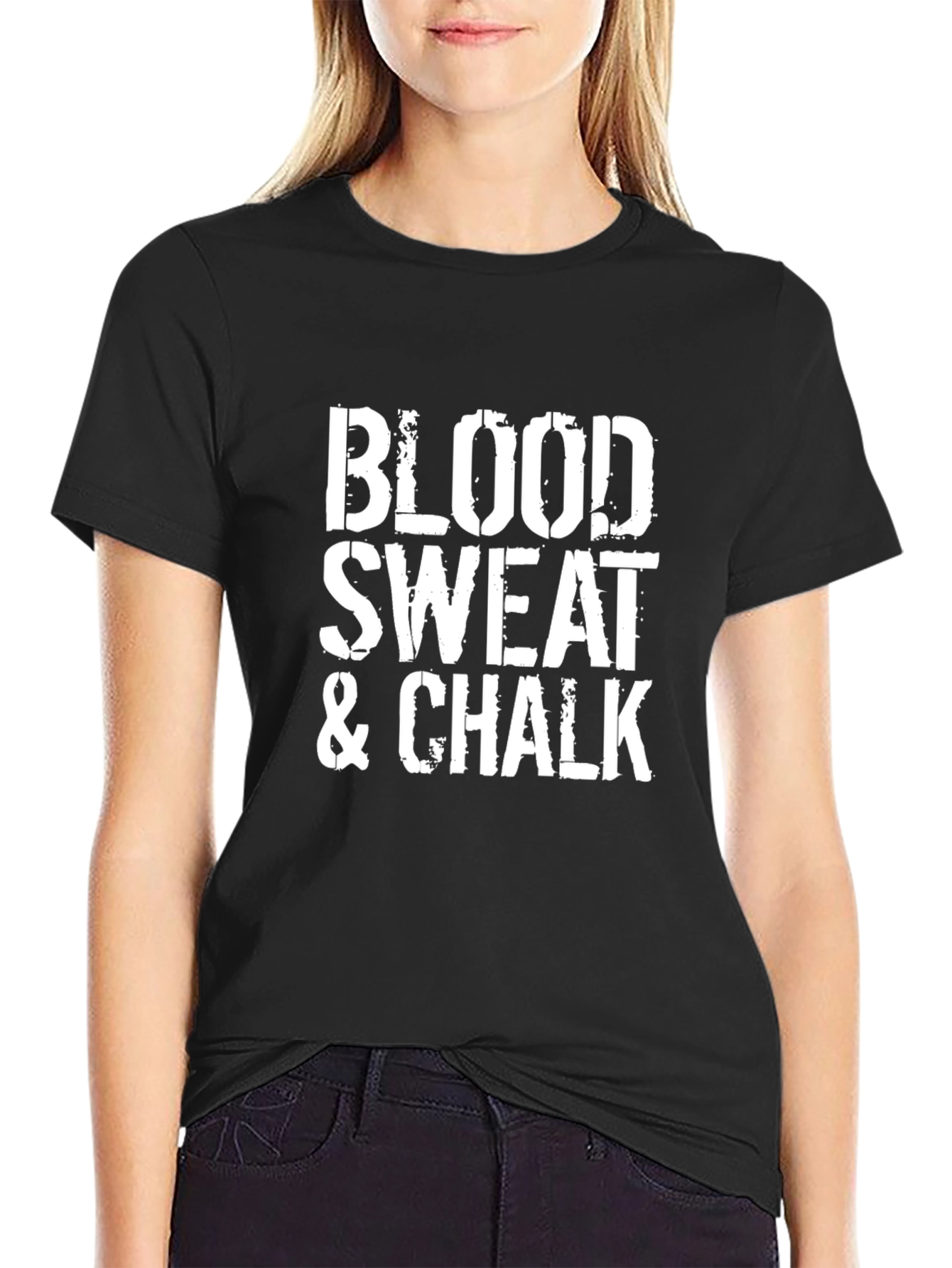 Blood Sweat & Chalk Black T-Shirt