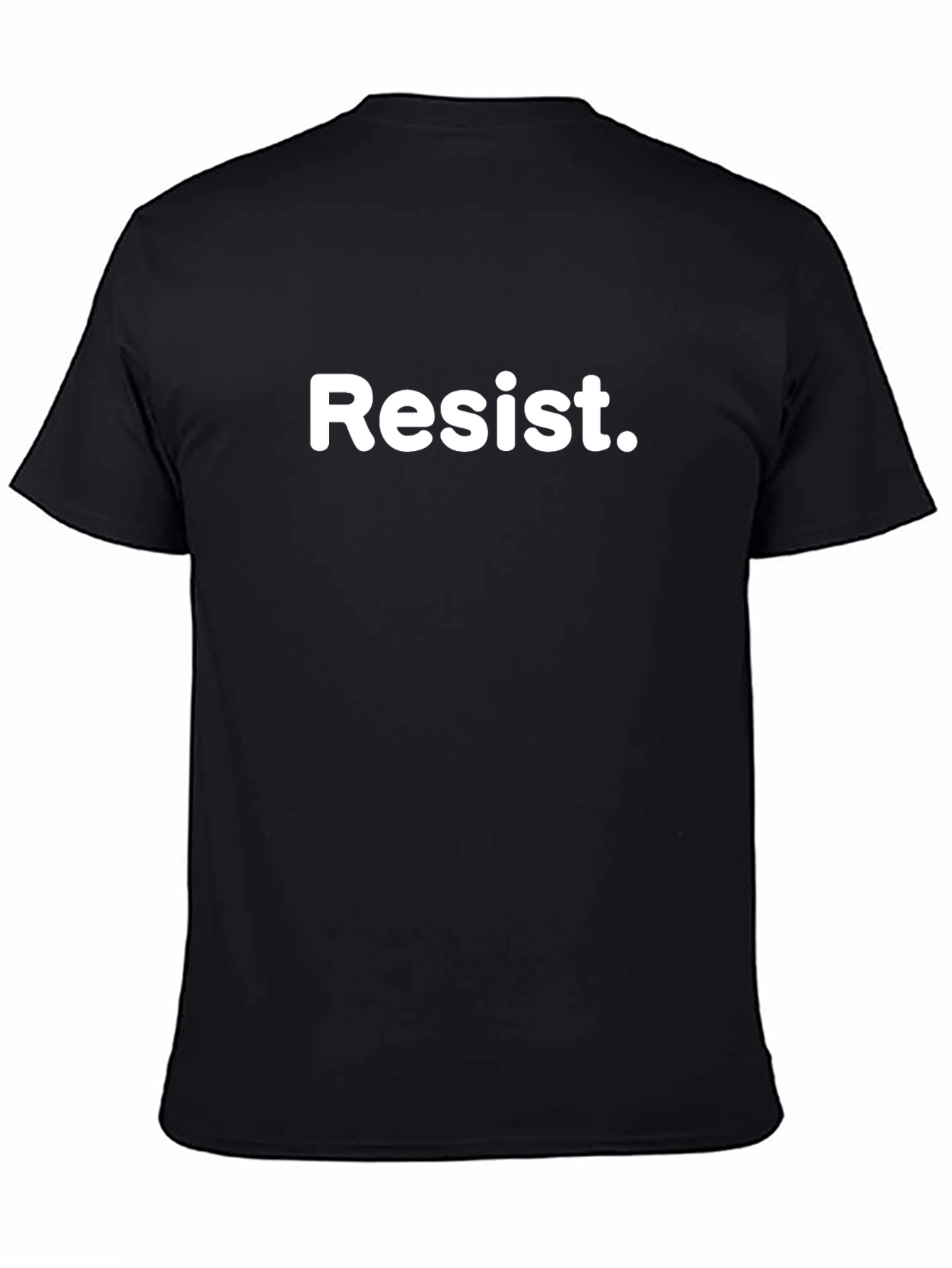 Resist Graphic T-Shirt - Solid Black Tee
