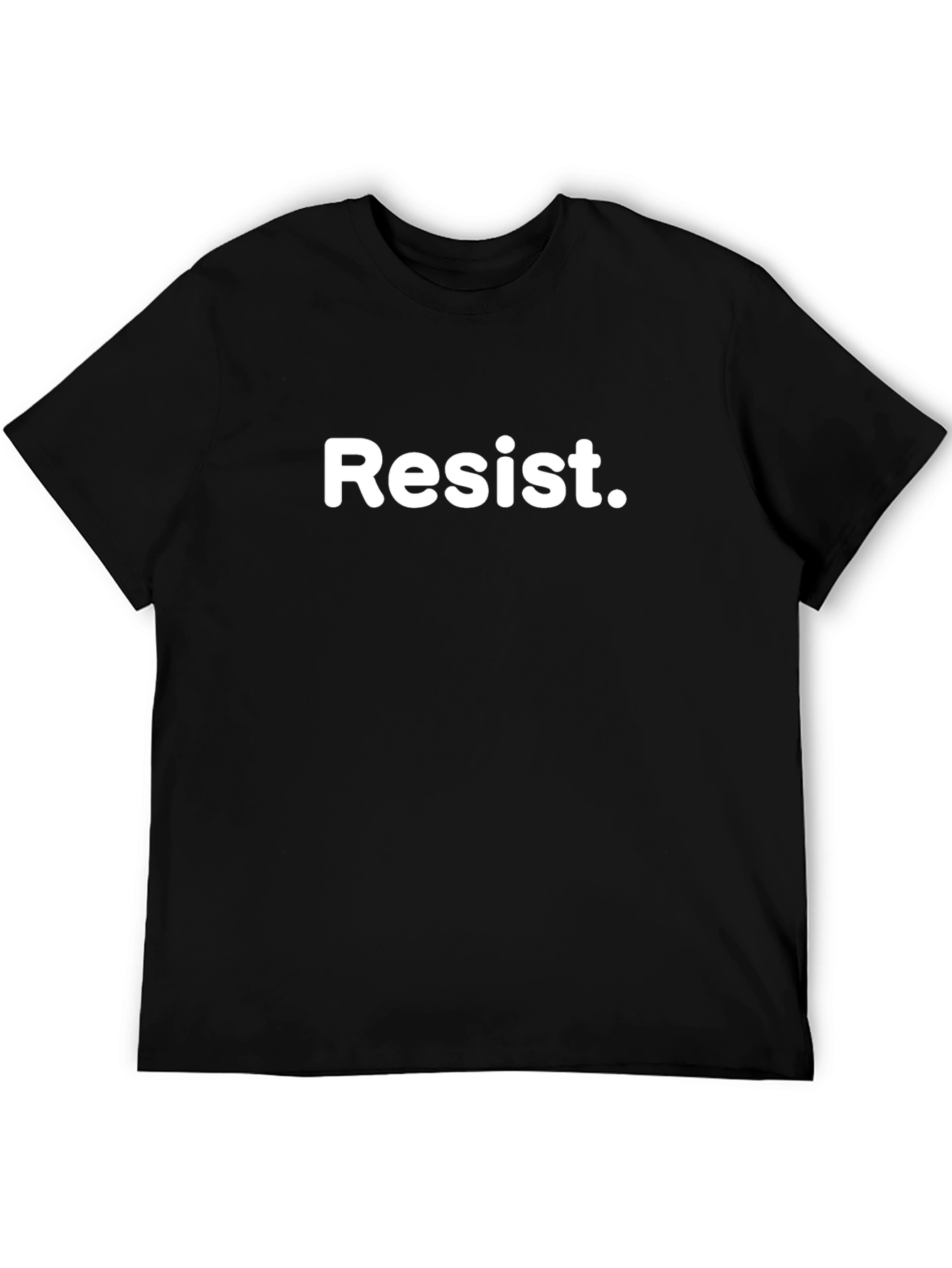 Resist Graphic T-Shirt - Solid Black Tee