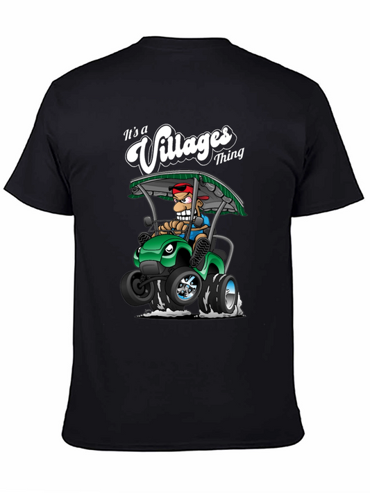 Villages Thing Graphic T-Shirt: Fun Golf Cart Design