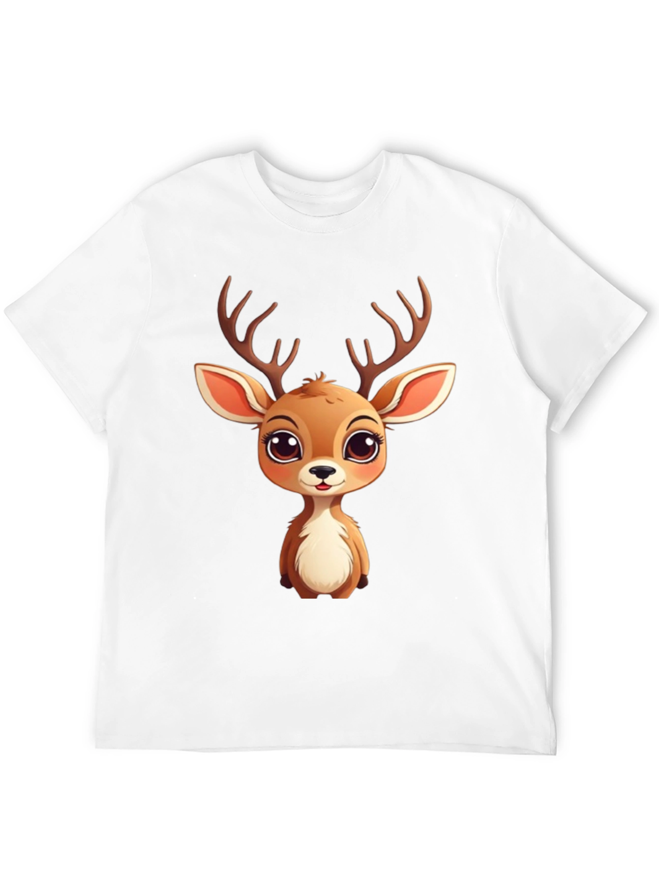 Cute Cartoon Deer Graphic Tee