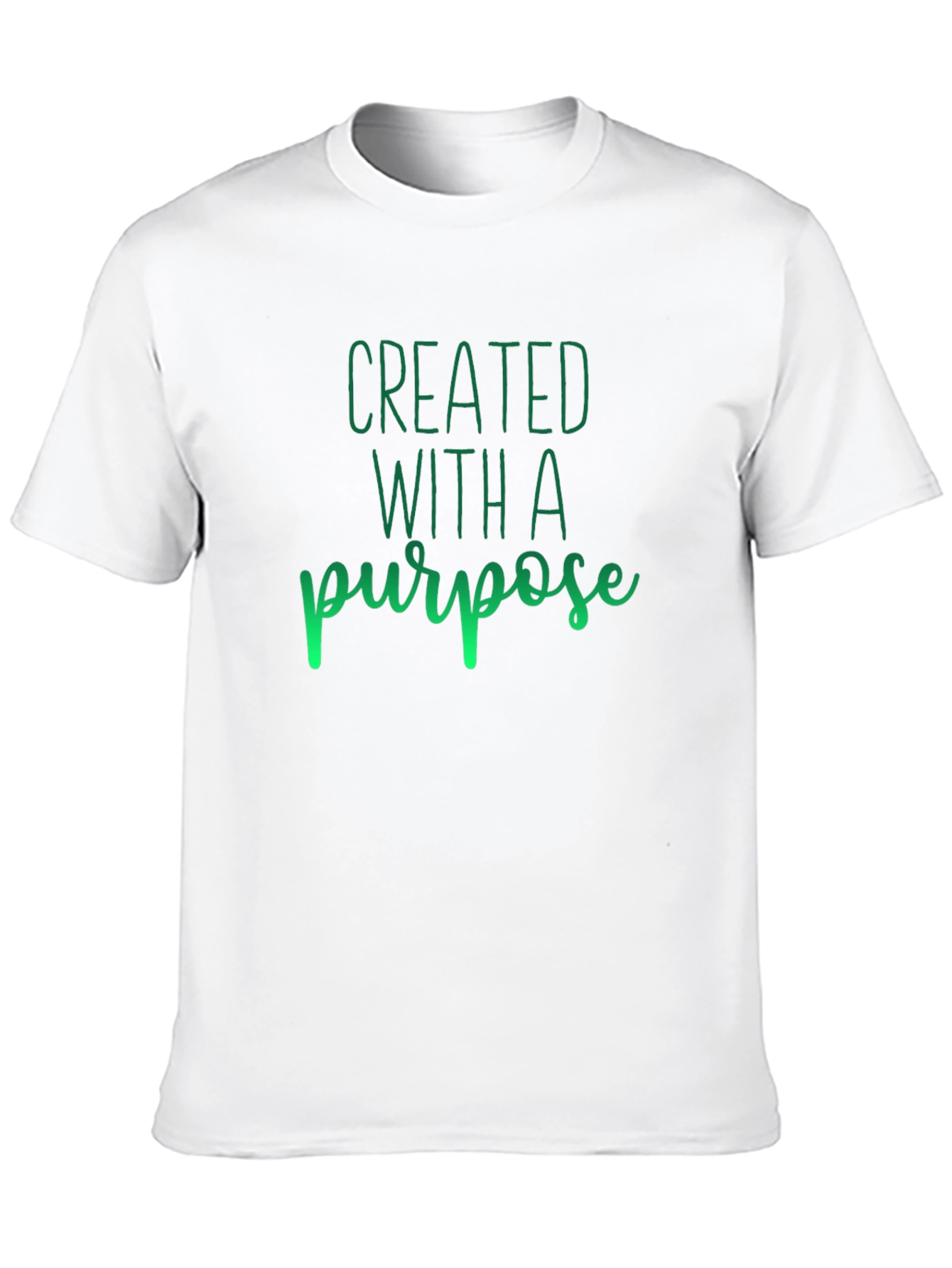 Created with a Purpose Tee - Trendy Christian Apparel