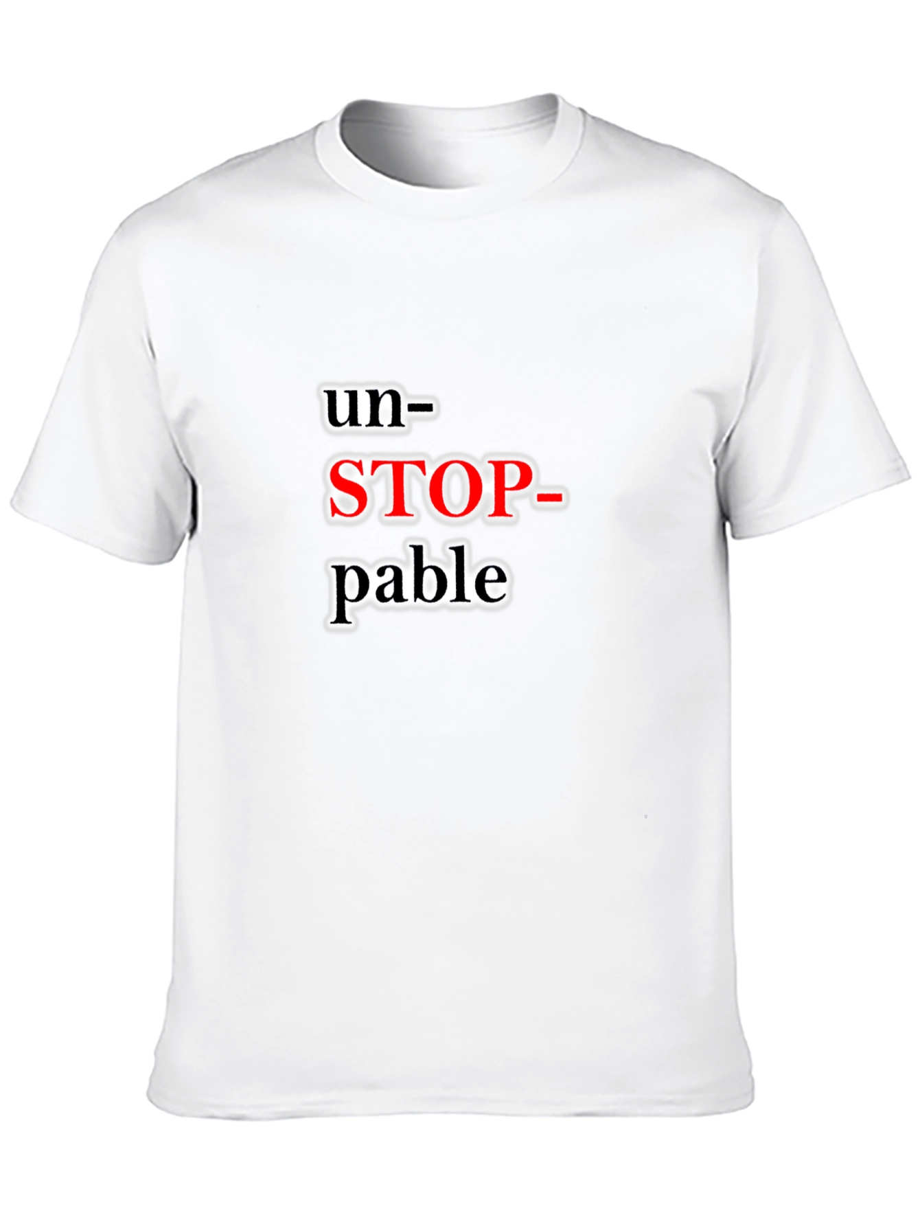 Unstoppable Graphic Tee - Black