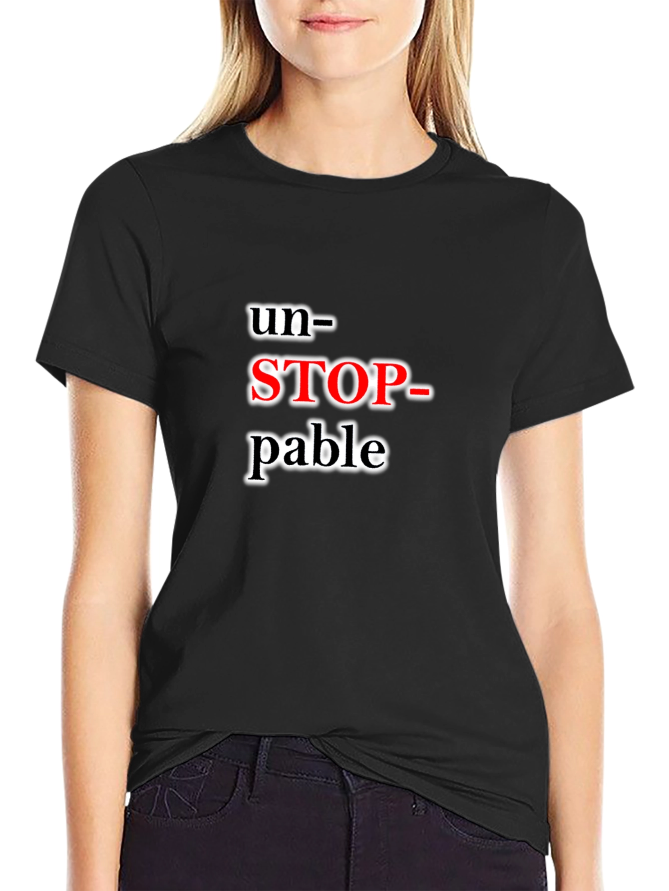 Unstoppable Graphic Tee - Black