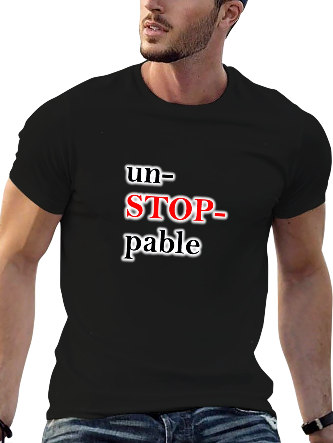 Unstoppable Graphic Tee - Black