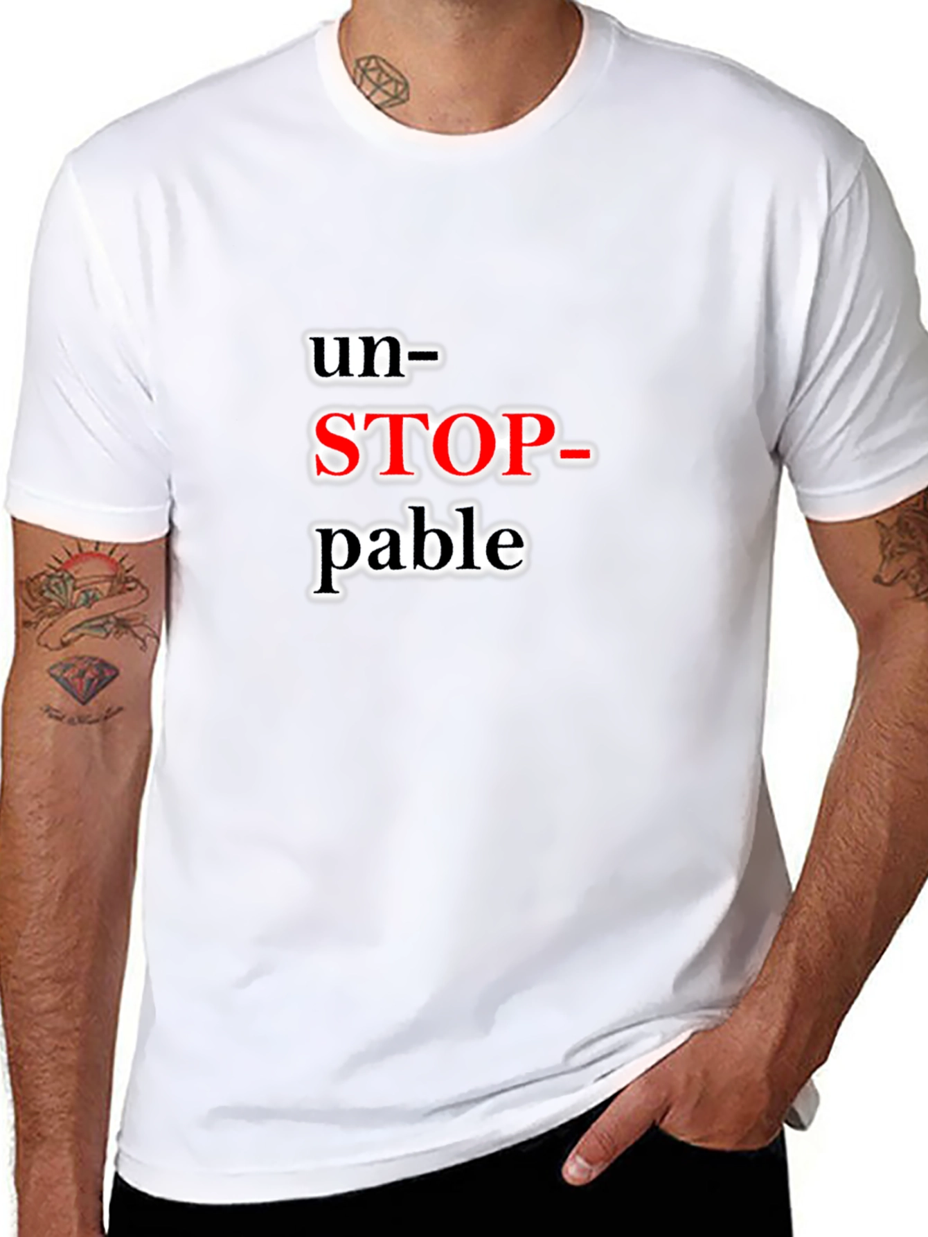 Unstoppable Graphic Tee - Black