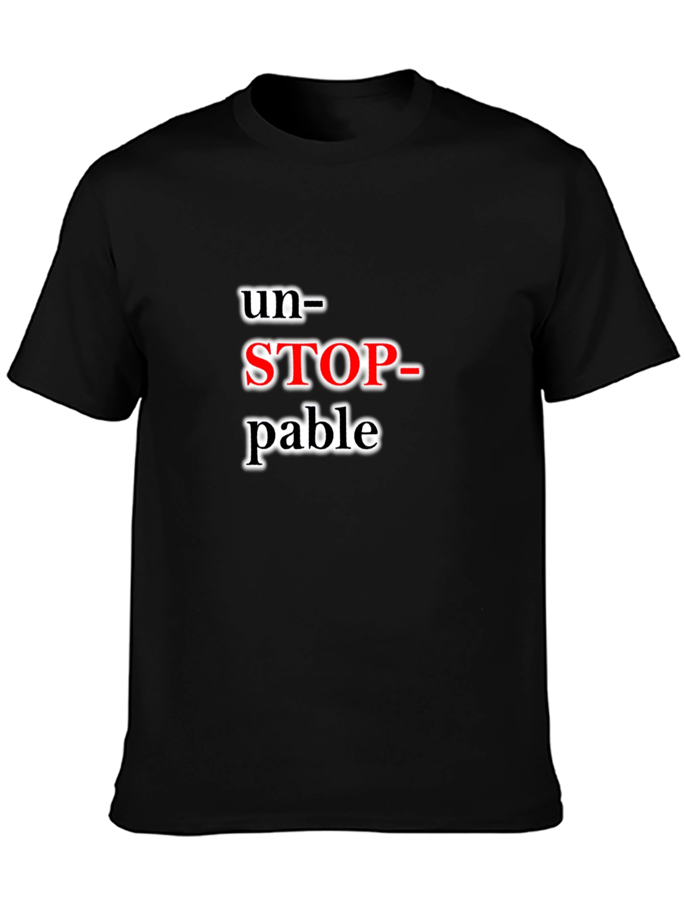Unstoppable Graphic Tee - Black