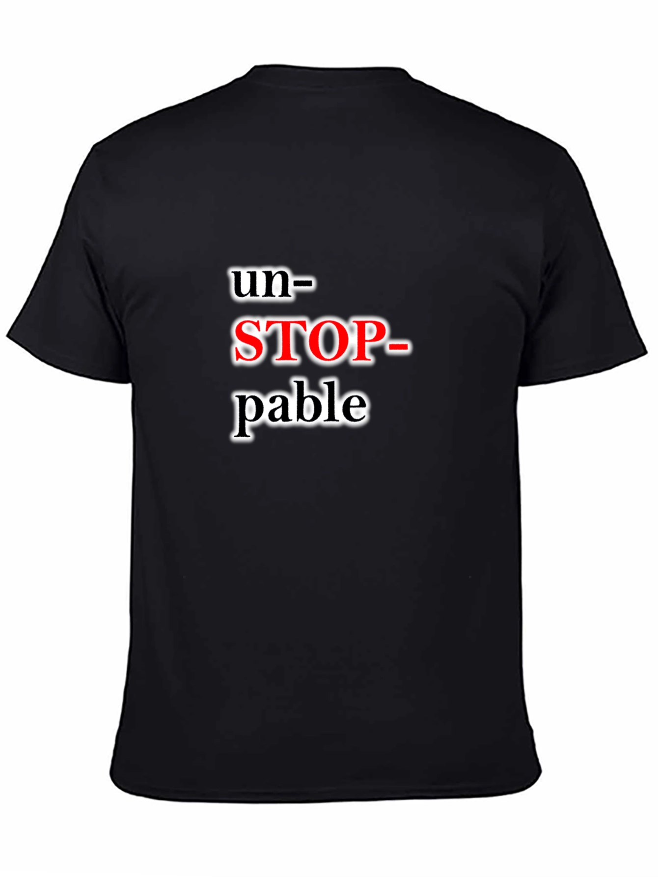 Unstoppable Graphic Tee - Black