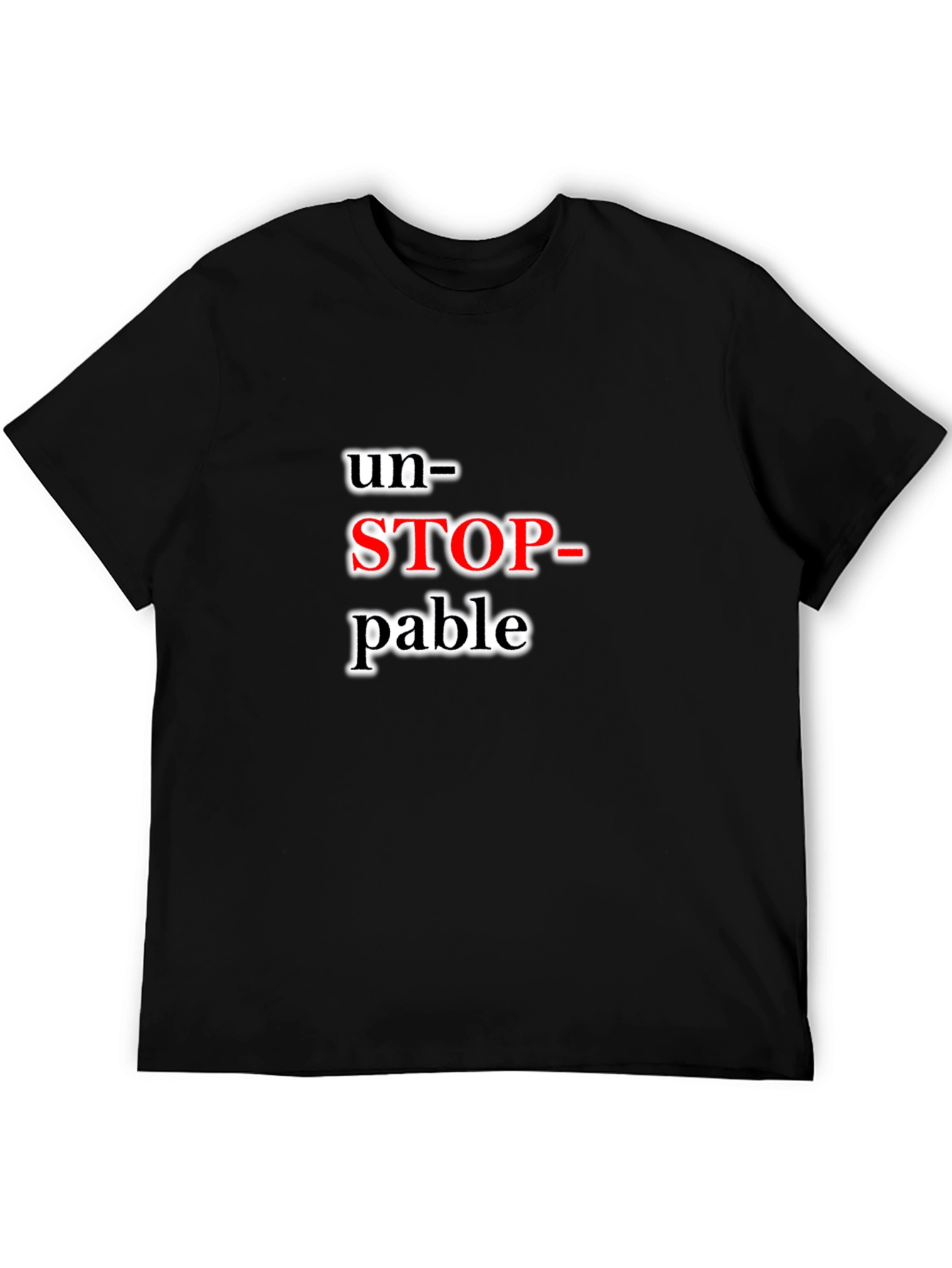 Unstoppable Graphic Tee - Black