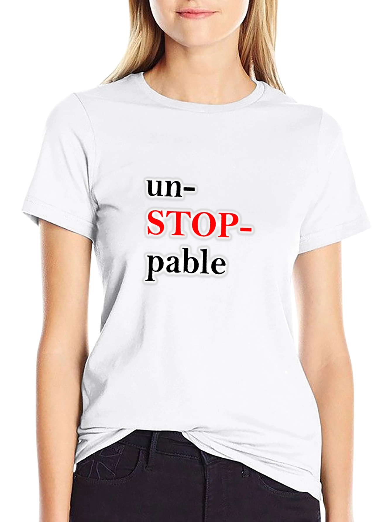 Unstoppable Graphic Tee - Black