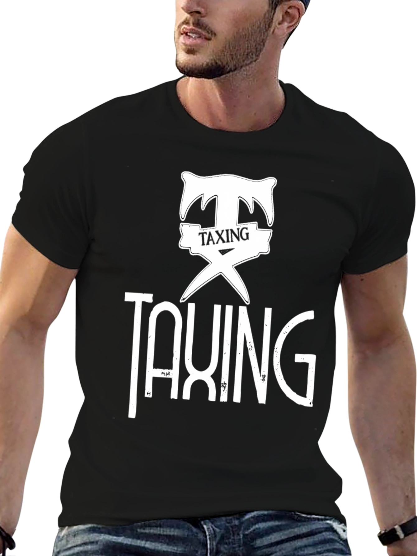 Taxing T-Shirt - Bold Graphic Design Cotton Tee