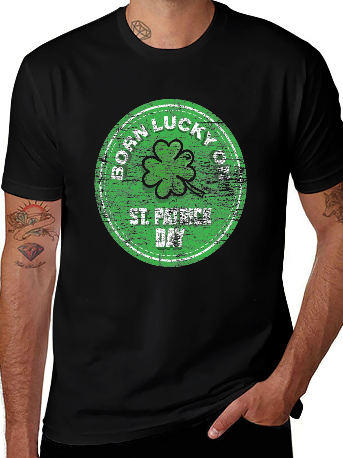 Born Lucky St. Patricks Day T-Shirt
