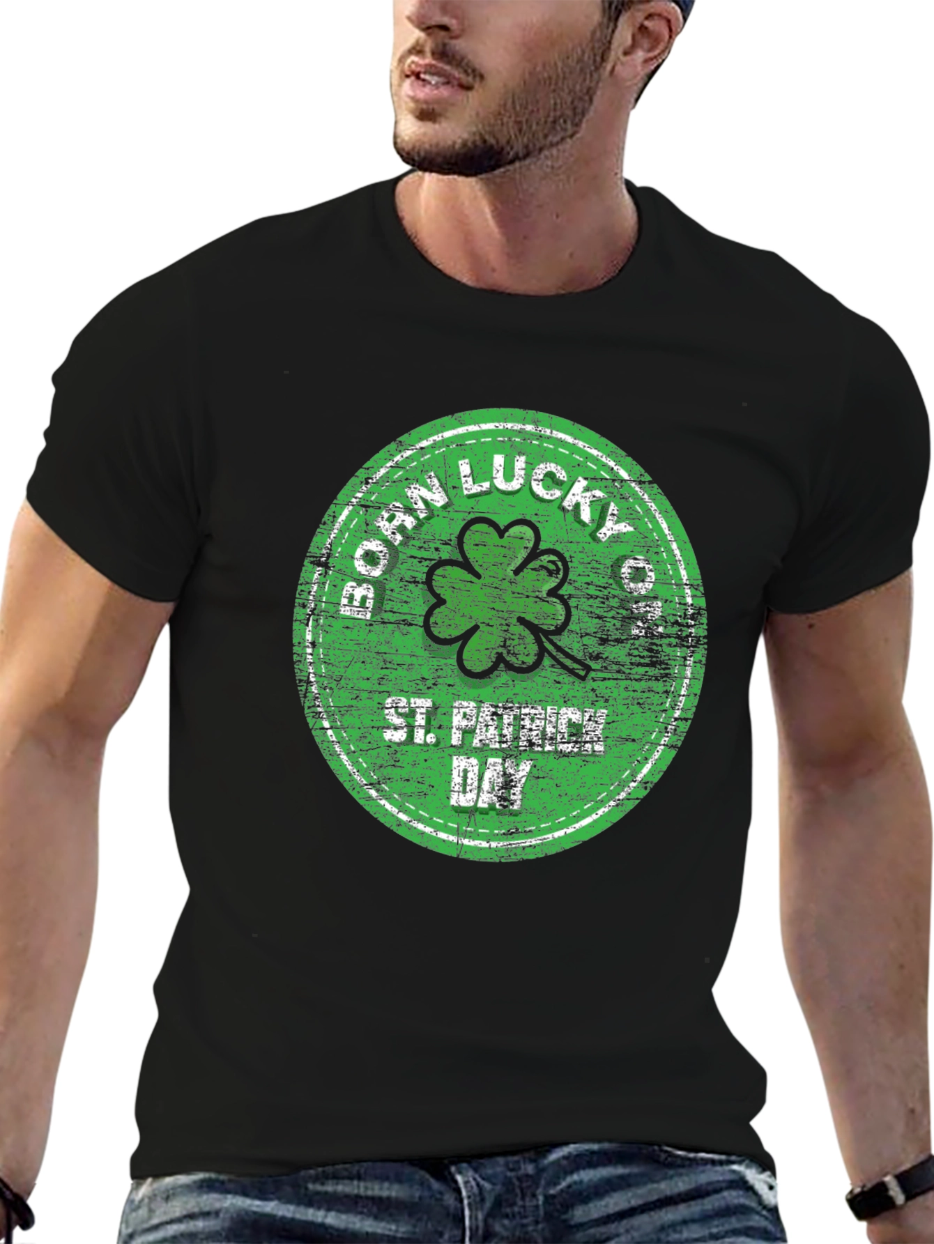 Born Lucky St. Patricks Day T-Shirt