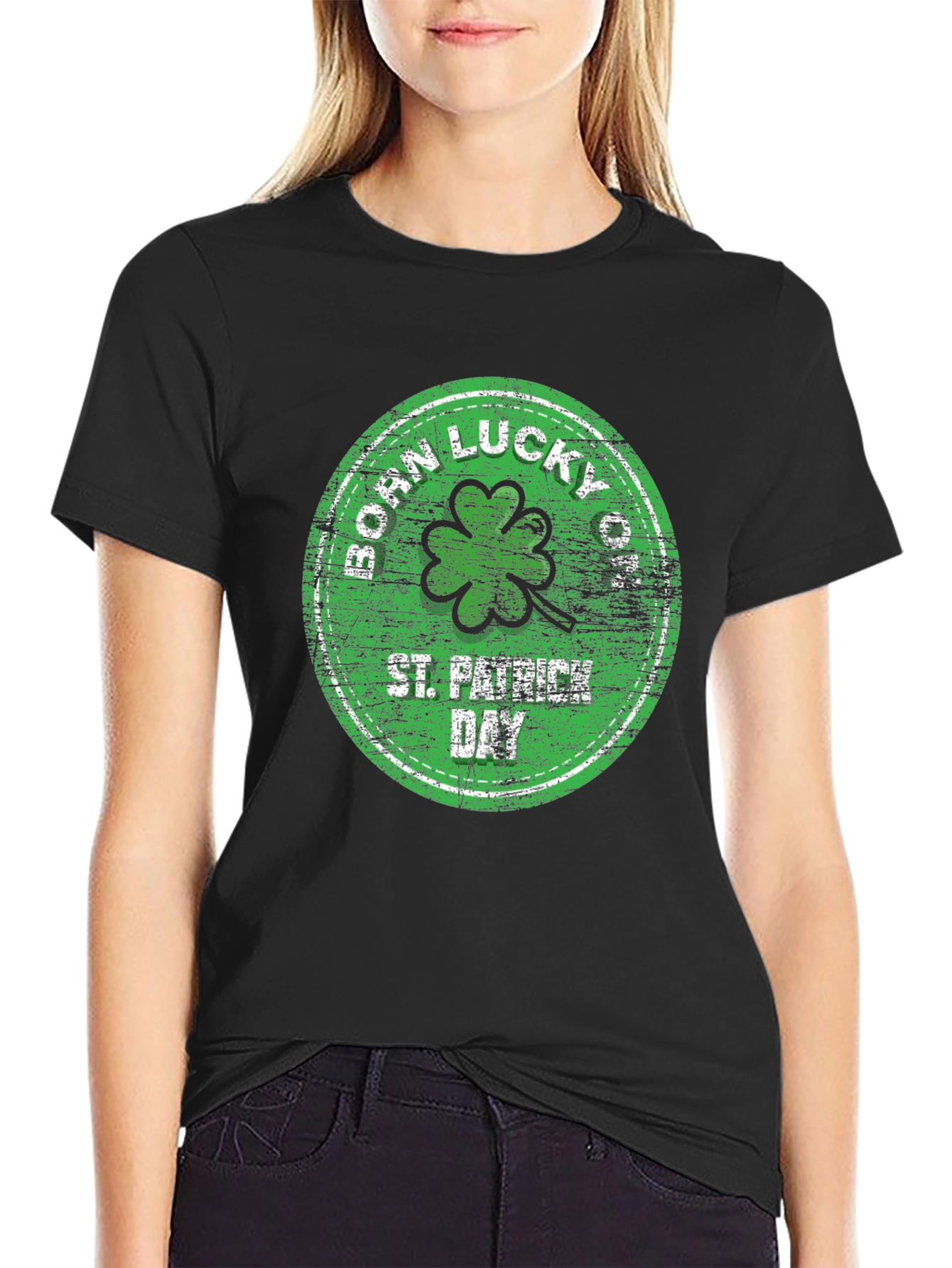 Born Lucky St. Patricks Day T-Shirt