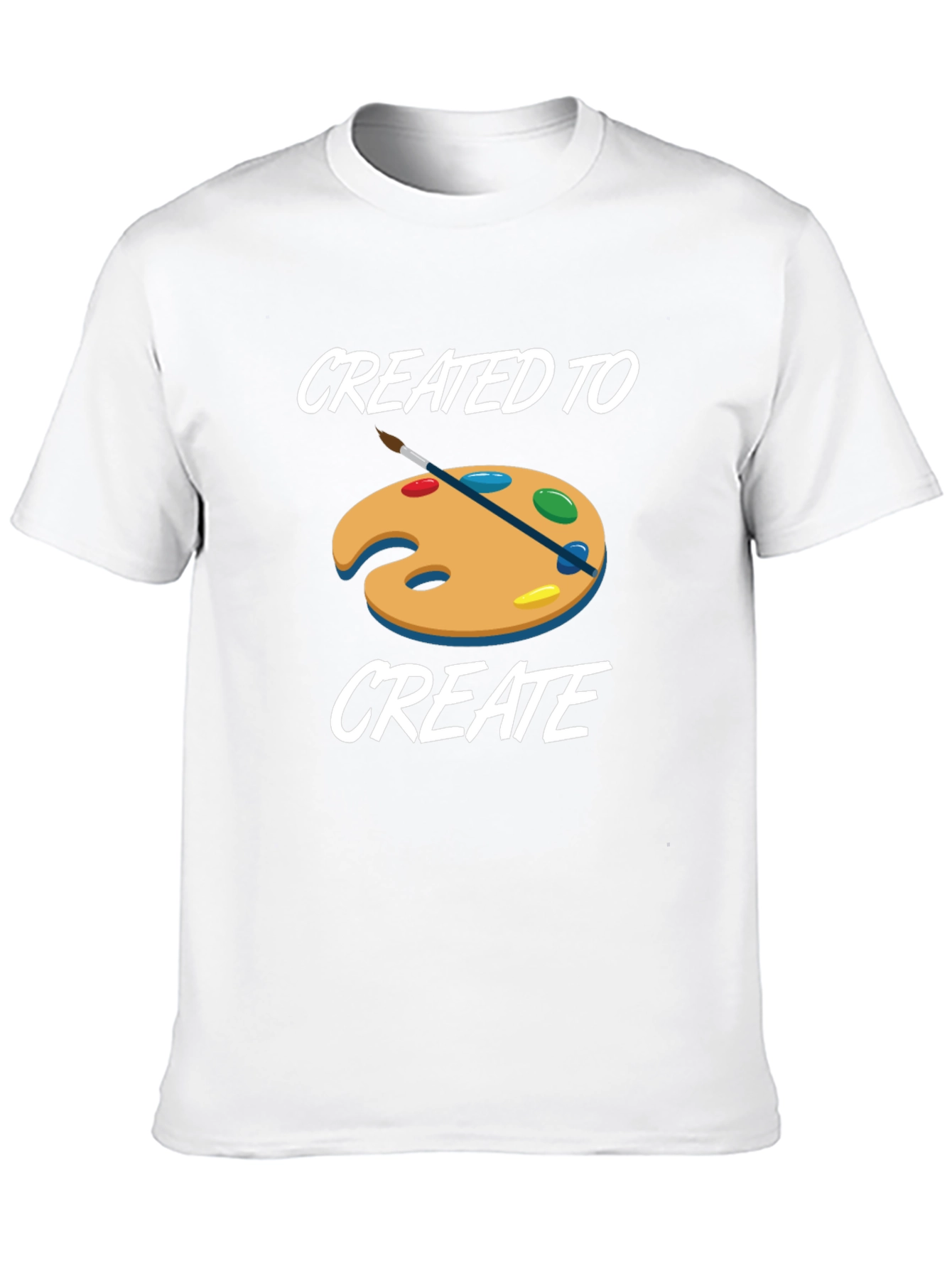 Created to Create T-Shirt - Artist Palette Design