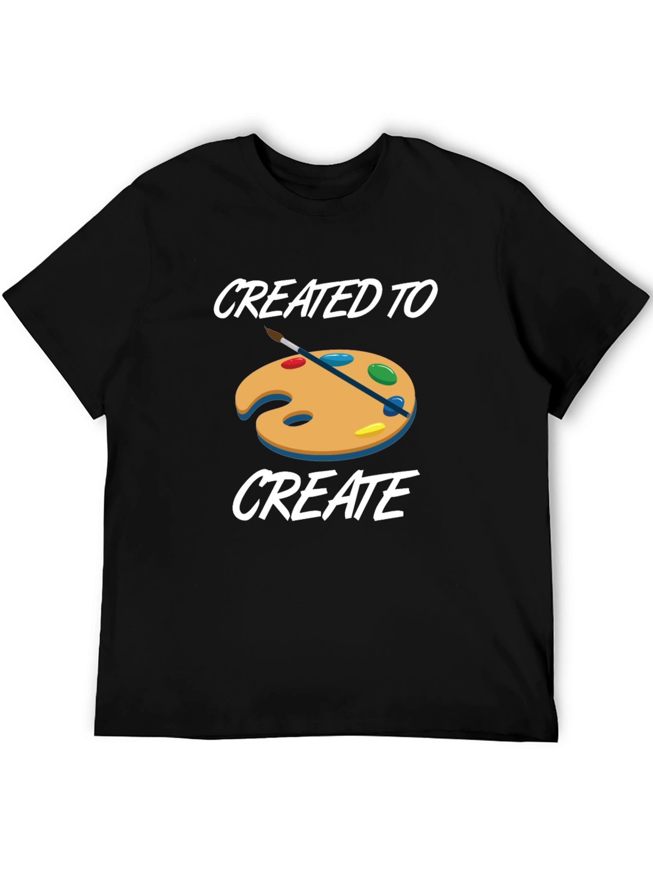 Created to Create T-Shirt - Artist Palette Design