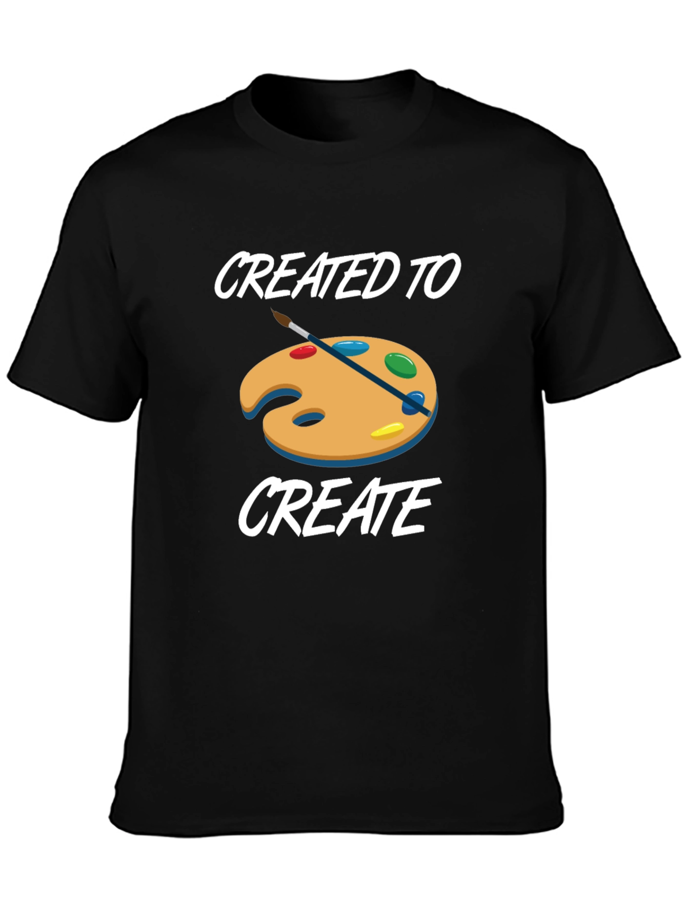 Created to Create T-Shirt - Artist Palette Design