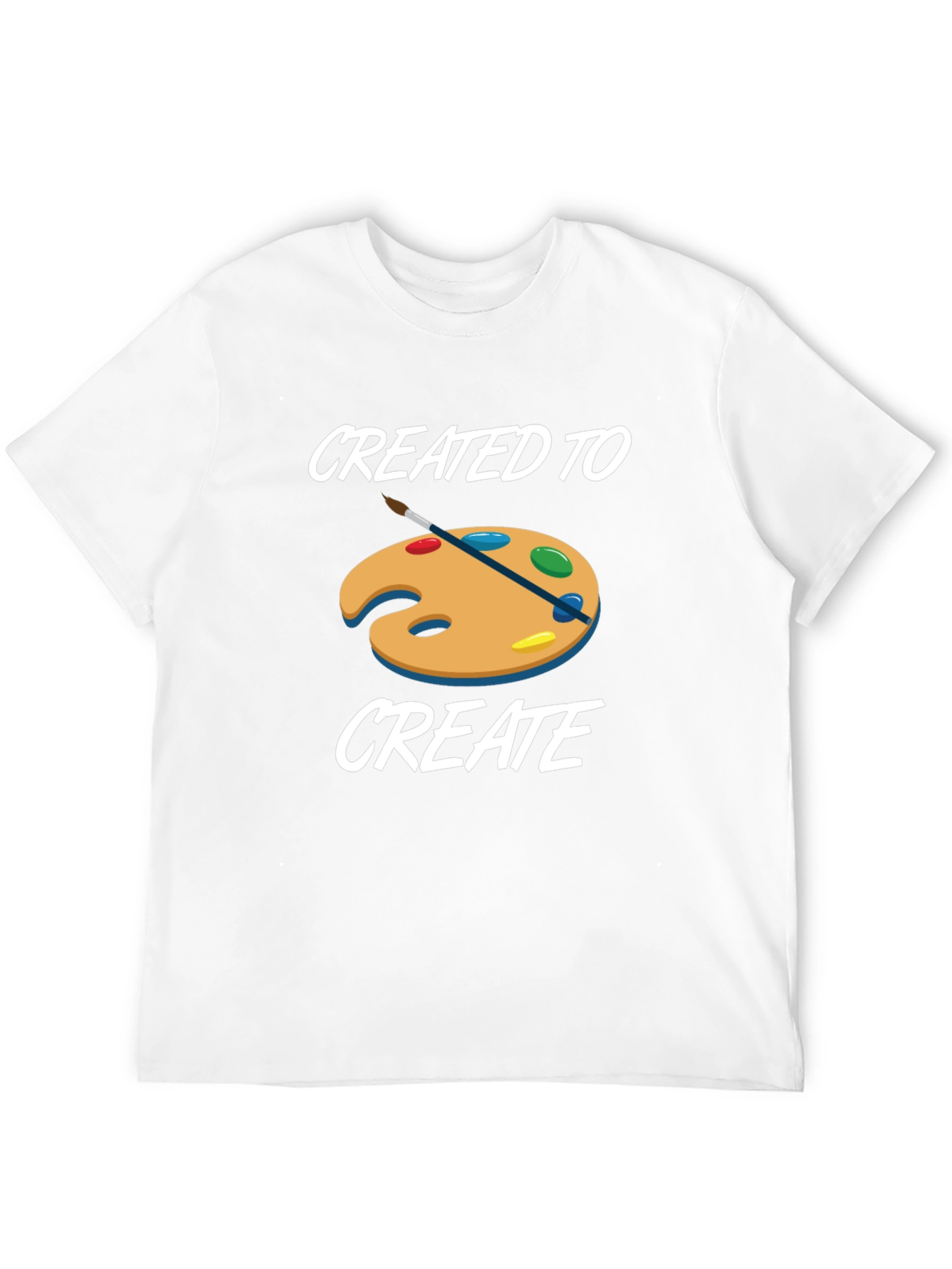 Created to Create T-Shirt - Artist Palette Design