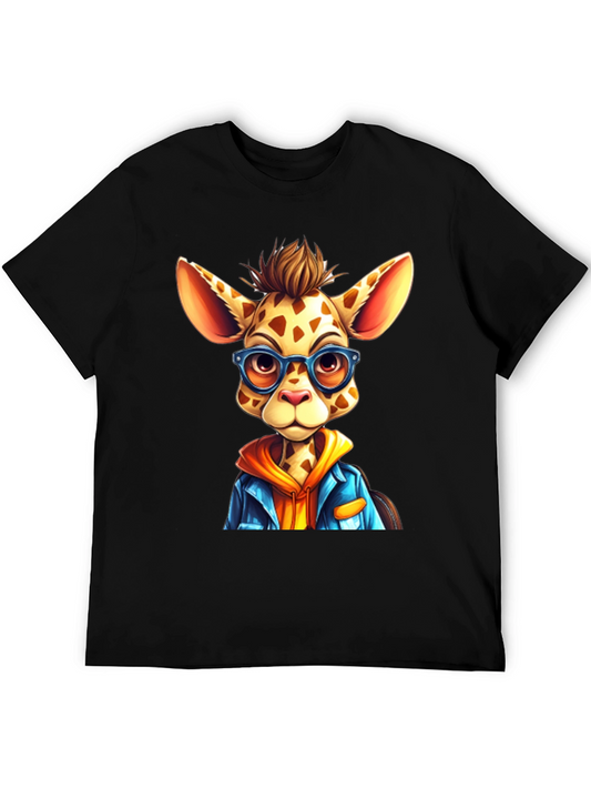 Cool Giraffe Graphic T-Shirt - Unique Design