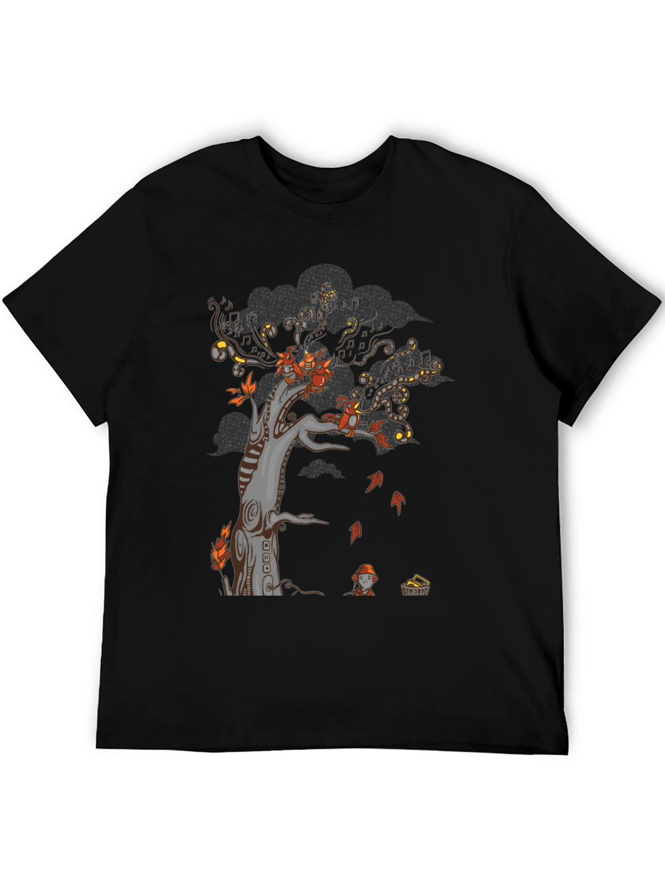 Autumn Tree Graphic Print Tee