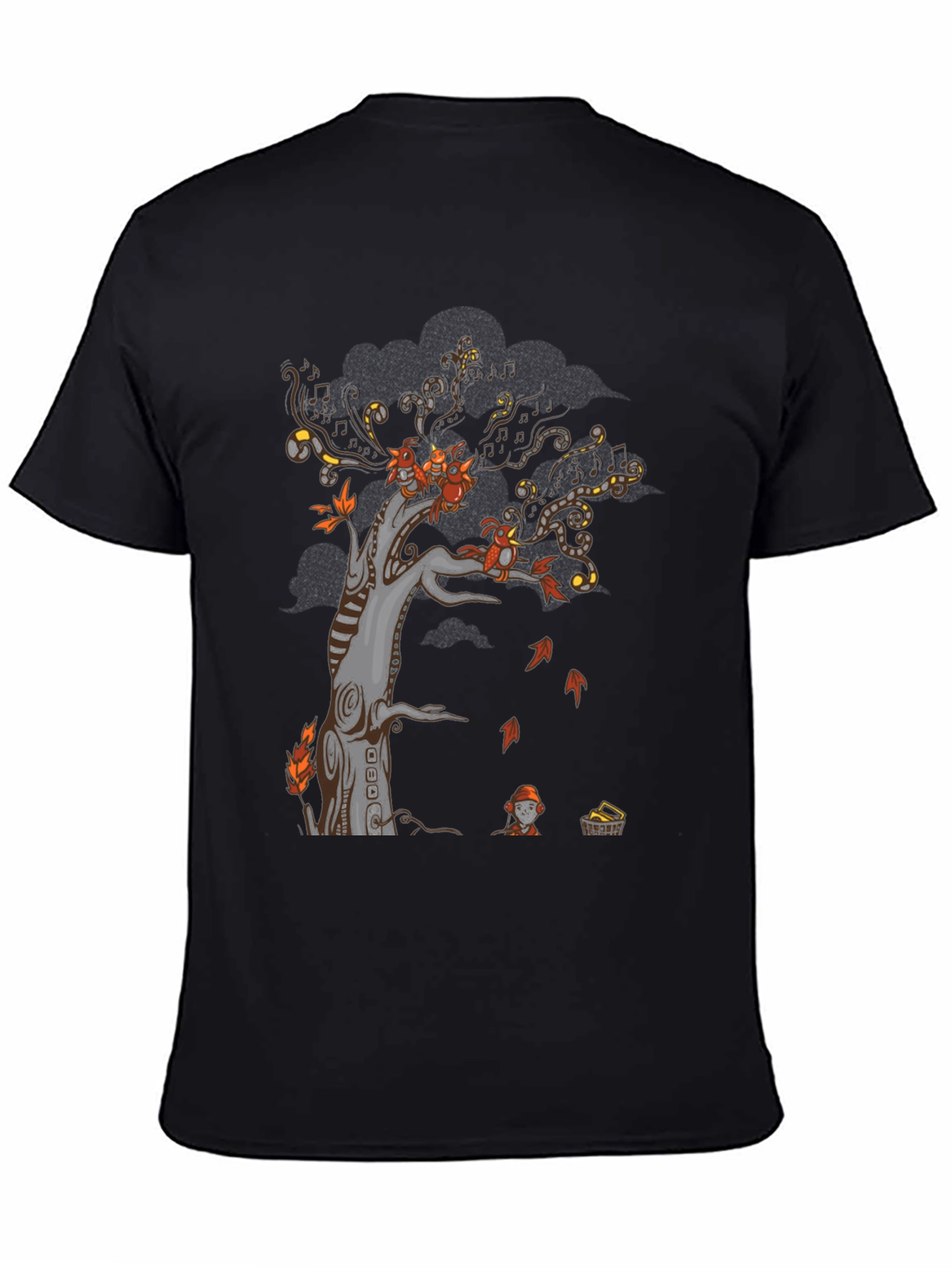 Autumn Tree Graphic Print Tee