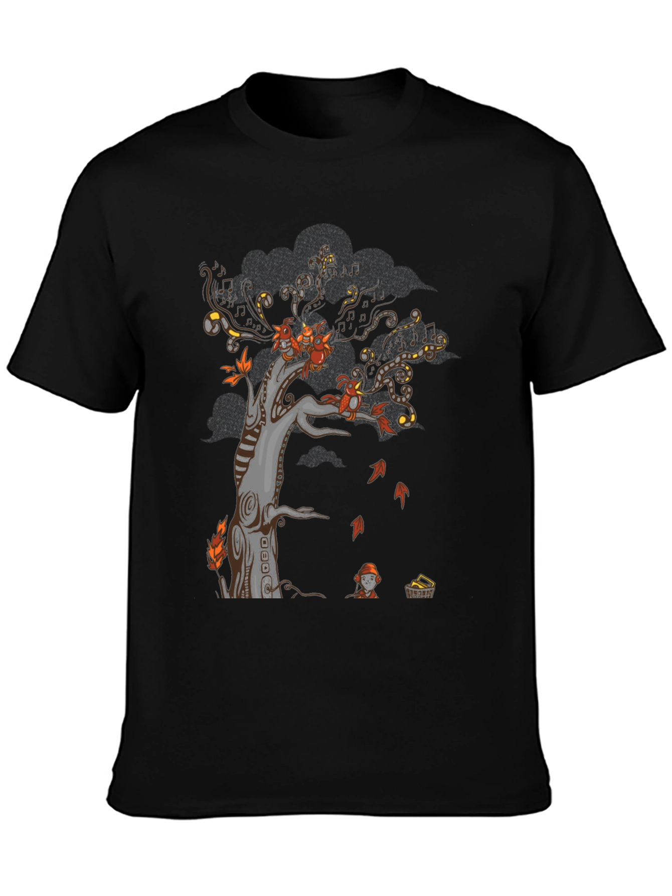 Autumn Tree Graphic Print Tee