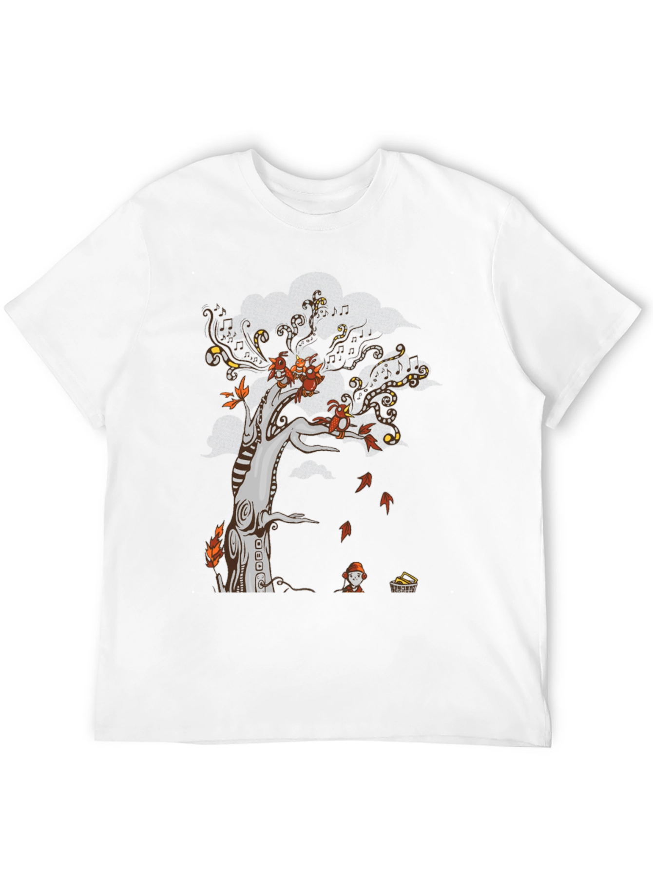 Autumn Tree Graphic Print Tee