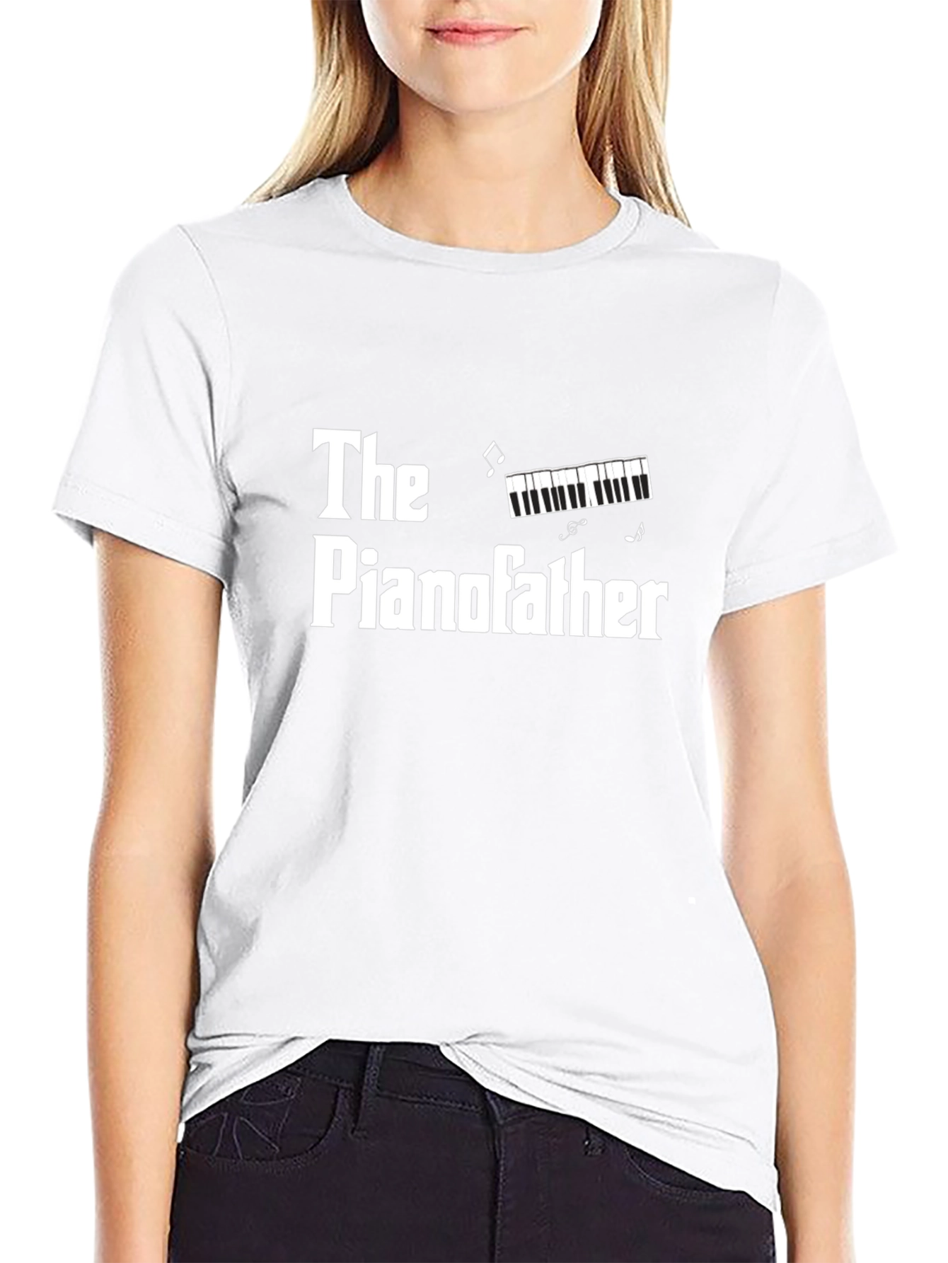 The Pianofather Funny Graphic T-Shirt