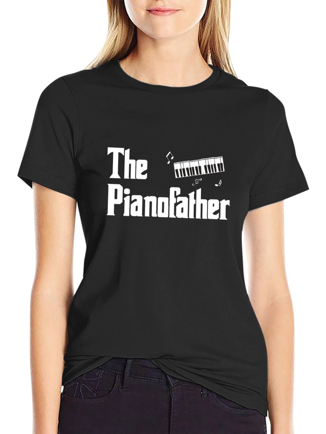 The Pianofather Funny Graphic T-Shirt