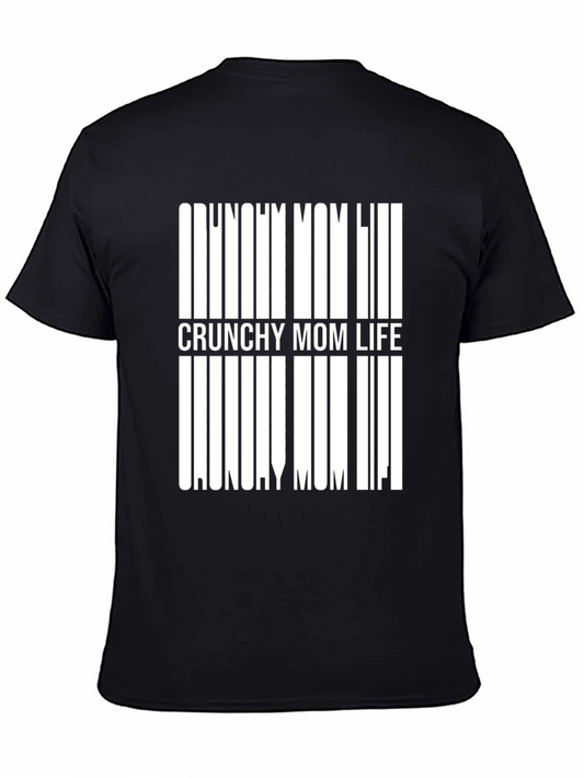 Crunchy Mom Life Black Tee